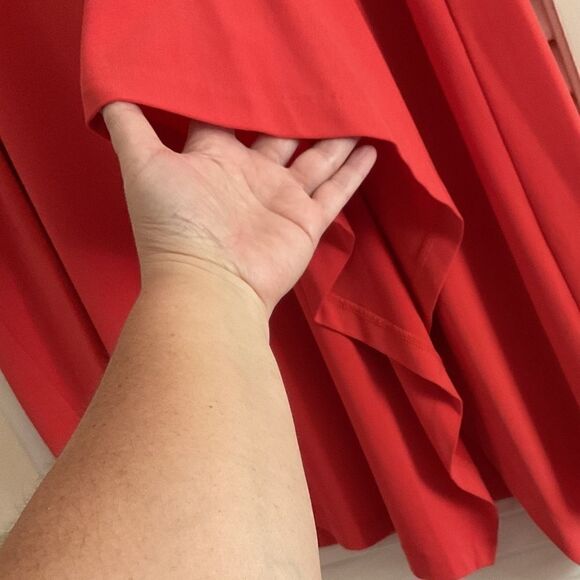 Michael KORS ASYMMETRICAL ORANGE  WOMAN SKIRT SIZE US XL​​ - Picture 14 of 14